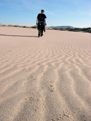 trailing an animal