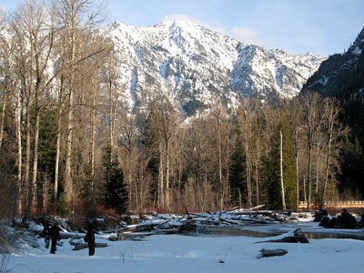 winter in the eastern Cascade mountains